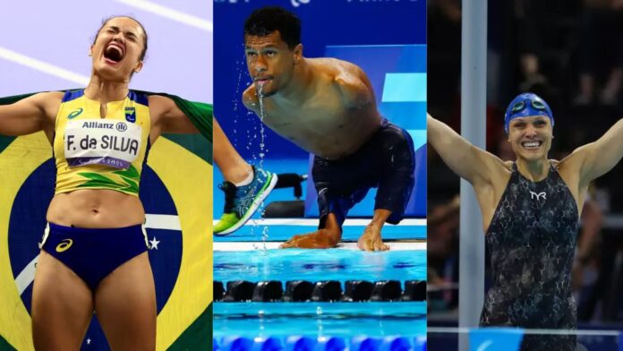 Paralimpíadas 2024: Brasil conquista mais 11 medalhas sendo 3 ouros, 2 pratas e 6 bronzes