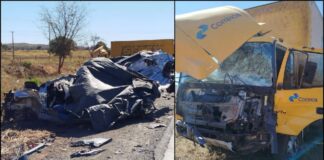 Choque entre caminhão dos Correios e carro deixa 2 vítimas fatais na MGC-122; veja fotos Choque entre caminhão dos Correios e carro deixa 2 vítimas fatais na MGC-122; veja fotos
