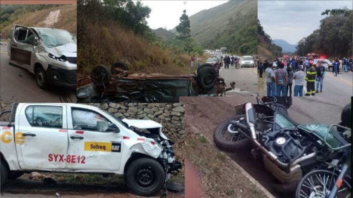 Testemunha ocular conta como foi acidente, com óbito e amputações, na BR-356, em Ouro Preto