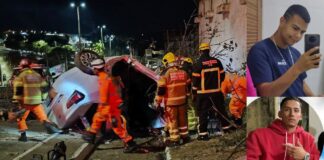 Carro bate em árvore e mata 2 jovens; outros 2 ficam gravemente feridos, em Patos de Minas Carro bate em árvore e mata 2 jovens; outros 2 ficam gravemente feridos, em Patos de Minas