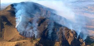 Entre Itabirito e Moeda: 2º dia de combate a incêndio que pode avançar para área urbana Entre Itabirito e Moeda: 2º dia de combate a incêndio que pode avançar para área urbana