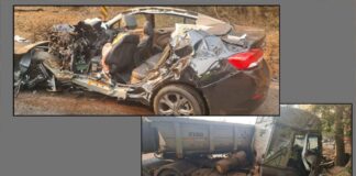 Acidente entre caminhão e carro mata motorista na BR-040, em Congonhas; veja fotos Acidente entre caminhão e carro mata motorista na BR-040, em Congonhas; veja fotos