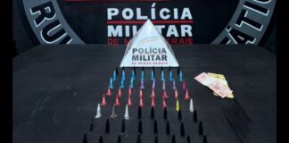 Itabirito: vendendo cocaína no Tombadouro, adolescente de 16 anos é pego pela PM Itabirito: vendendo cocaína no Tombadouro, adolescente de 16 anos é pego pela PM
