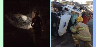 Um veículo capota em ribanceira e outro bate em poste: 2 acidentes em Conselheiro Lafaiete Um veículo capota em ribanceira e outro bate em poste: 2 acidentes em Conselheiro Lafaiete