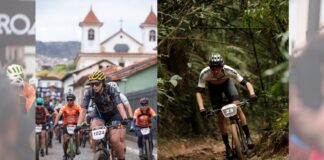 Mariana: contagem regressiva para o Iron Biker Brasil 2024; veja alterações devido as condições climáticas Imagem à esquerda: largada do Iron Biker Brasil 2023. À direita: Atleta Lucio Otavio - Itabiritense Penta Campeão Brasileiro de MTB. Edição Radar Geral.
