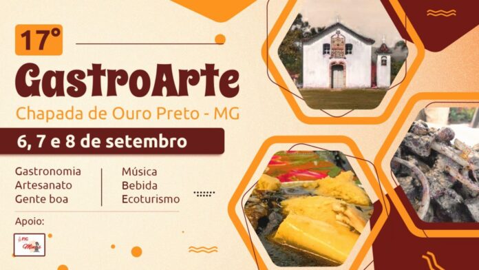 Chapada de Ouro Preto recebe 17ª edição da GastroArte; confira a programação