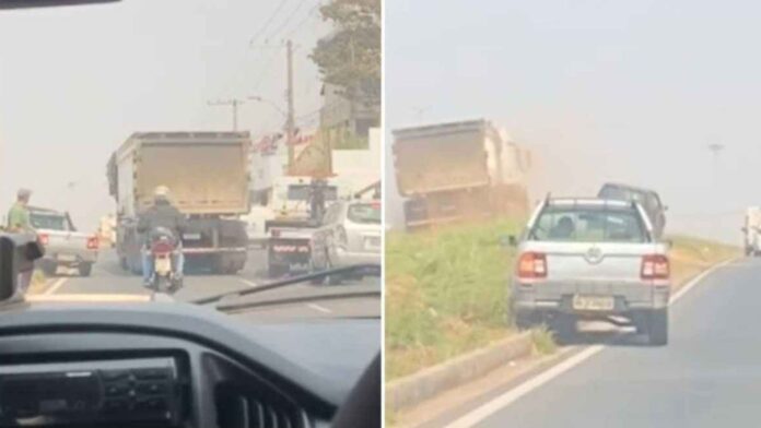 Discussão de trânsito entre motoristas termina em agressões e acidente no Anel Rodoviário de BH