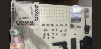 Agostinho Rodrigues, Itabirito: homem e adolescente pegos pela PM e com eles, drogas e réplica de arma Agostinho Rodrigues, Itabirito: homem e adolescente pegos pela PM e com eles, drogas e réplica de arma