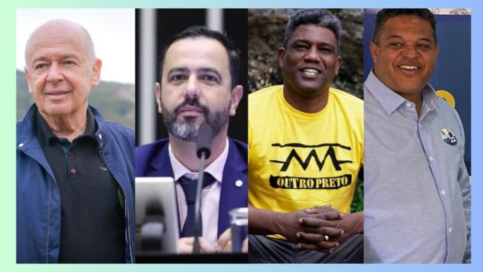 Prefeito de Ouro Preto: Angelo (47,9%), Duarte (26,5%), Du (4,9%) e Mazinho (0,7%), diz pesquisa  