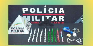 Itabirito: jovens (de 18 e 19 anos) são presos com réplica de pistola e 71 pinos de cocaína no Primavera Itabirito: jovens (de 18 e 19 anos) são presos com réplica de pistola e 71 pinos de cocaína no Primavera