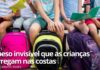 O peso invisível que as crianças carregam nas costas O peso invisível que as crianças carregam nas costas