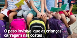 O peso invisível que as crianças carregam nas costas O peso invisível que as crianças carregam nas costas