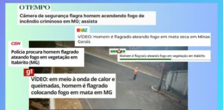 “Ficou famoso”: homem que ateou fogo criminoso em mata de Itabirito é destaque na imprensa “Ficou famoso”: homem que ateou fogo criminoso em mata de Itabirito é destaque na imprensa