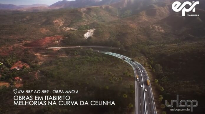 EPR Via Mineira lança vídeo com futuras intervenções na BR-040, que incluem obras na “curva da Celinha”