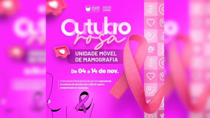 Ouro Preto realiza mutirão de mamografias em novembro