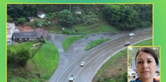 Itabirito, BR-040, diminuem acidentes na Curva da Celinha: “EPR está com sede de resolver”, diz Celinha Itabirito, BR-040, diminuem acidentes na Curva da Celinha: “EPR está com sede de resolver”, diz Celinha