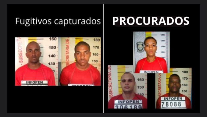 2 dos 5 fugitivos de presídio em Juiz de Fora são recapturados pela PM após cometerem novo crime