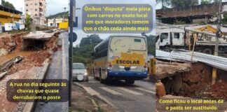 Itabirito: pós-chuva, moradores desconfiam da solidez de ruas perto da Açucena; Prefeitura responde Itabirito: pós-chuva, moradores desconfiam da solidez de ruas perto da Açucena; Prefeitura responde