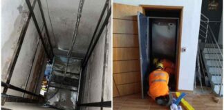 MG: elevador despenca do 2º para o 1º andar e 2 idosas ficam feridas MG: 2 idosas ficam feridas após queda de elevador em residência