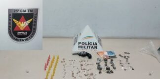 Com drogas e revólver, menores (de 15 e 16 anos) são pegos pela PM em Contagem Com drogas e revólver, menores (de 15 e 16 anos) são pegos pela PM em Contagem