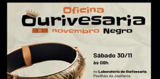 Ouro Preto promove no sábado (30/11) oficina gratuita de confecção de joias Ouro Preto promove neste sábado (30/11) oficina gratuita de confecção de joias