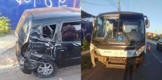 Contagem: em carro com licenciamento vencido, condutora sem CNH, na contramão, acerta ônibus Motorista sem habilitação invade contramão e colide com ônibus em Contagem