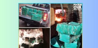 1 tonelada de maconha é incinerada em fornos de siderúrgica de Divinópolis 1 tonelada de maconha é incinerada em fornos de siderúrgica de Divinópolis