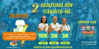 Itabirito se prepara para a 2ª Edição da Corrida Cajazeiras em janeiro de 2025 Itabirito se prepara para a 2ª Edição da Corrida Cajazeiras em janeiro de 2025