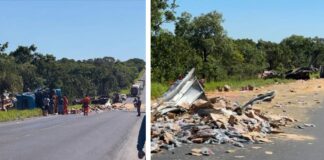 Colisão entre carretas deixa 2 motoristas gravemente feridos na BR-365 Colisão entre carretas deixa dois motoristas gravemente feridos na BR-365