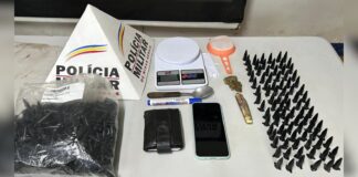 91 pinos de cocaína são apreendidos na portaria de empresa da Rancharia, em Ouro Preto 91 pinos de cocaína são apreendidos na portaria de empresa da Rancharia, em Ouro Preto