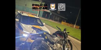 Polícia Militar Rodoviária recupera moto furtada em Raposos e prende jovem durante blitz em Nova Lima Polícia Militar Rodoviária recupera moto furtada em Raposos e prende jovem durante blitz em Nova Lima