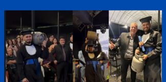 Colação de grau na Ufop: carregando botijão de gás, filho homenageia pai trabalhador Colação de grau na Ufop: carregando botijão de gás, filho homenageia pai trabalhador