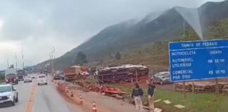 Itabirito, BR-040: trabalhador terceirizado da EPR Via Mineira morre em choque de carreta e caminhão Itabirito, BR-040: trabalhador terceirizado da EPR Via Mineira morre em choque de carreta e caminhão