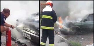 Itabirito: GCM se depara com carro em chamas, isola área, tenta debelar e aciona a Brigada Itabirito: GCM se depara com carro em chamas, isola área, tenta debelar e aciona a Brigada