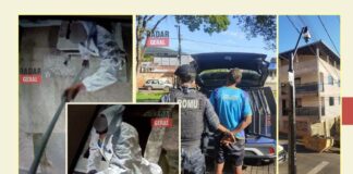 Itabirito: homem quebra câmeras da escadaria da Vila Gonçalo e é preso pela GCM; “Atrapalha usar drogas” Itabirito: homem quebra câmeras da escadaria da Vila Gonçalo e é preso pela GCM; “Atrapalha usar drogas”