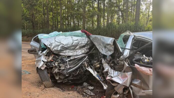 Colisão entre carros deixa 5 mortos na MG-436