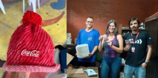 “Abraço de Urso” da Coca-Cola: garrafas PETs viram gorros a serem entregues aos mais pobres de Itabirito "Abraço de Urso" da Coca-Cola: garrafas PETs viram gorros a serem entregues aos mais pobres de Itabirito