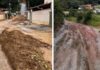 2 reclamações em Amarantina: obra que sempre para na Travessa São Gonçalo, e buracos na Rua Santa Rita Ouro Preto: Amarantina reclama de obra inacabada e dificuldades de acesso em rua que dá acesso à região