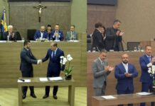 Itabirito: prefeito, vice e vereadores tomam posse; com 14 votos, Márcio Juninho é o novo presidente Itabirito: prefeito, vice e vereadores tomam posse; com 14 votos, Márcio Juninho é o novo presidente