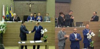 Itabirito: prefeito, vice e vereadores tomam posse; com 14 votos, Márcio Juninho é o novo presidente Itabirito: prefeito, vice e vereadores tomam posse; com 14 votos, Márcio Juninho é o novo presidente