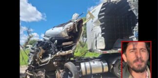 MG, BR-116: pai morre em acidente com carreta em que o filho (de 16 anos) estava ao volante MG, BR-116: pai morre em acidente com carreta em que o filho (de 16 anos) estava ao volante