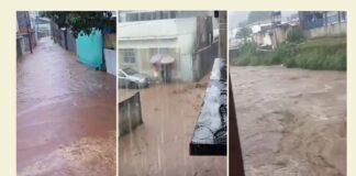 114 mm de chuva em 24h em Mariana: 3 famílias desabrigadas 114 mm de chuva em 24h em Mariana: 3 famílias desabrigadas