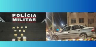 PM apreende drogas e prende dupla após perseguição de carro em Mariana PM apreende drogas e prende dupla após perseguição em Mariana