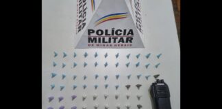 Itabirito: em denúncia de disparos de arma no Padre Adelmo, traficante é preso com 67 pinos de cocaína Itabirito: após denúncia de disparos de arma no Santo Antônio, homem é preso com 67 pinos de cocaína