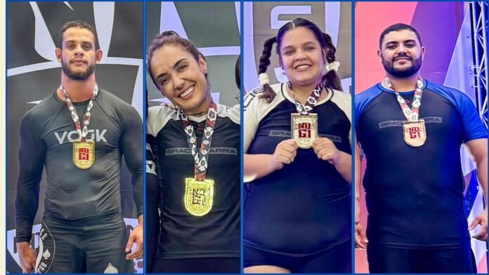 Itabirito no Mundial de Jiu-Jitsu No-Gi, em SP: Deivid e Kessy ficam com ouro; Luiza, prata; Carlos, bronze