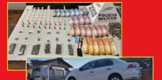 Itabirito: homem e adolescente são pegos dentro de carro pela PM no PA, com maconha, cocaína e crack Itabirito: homem e adolescente são pegos dentro de carro pela PM no PA, com maconha, cocaína e crack
