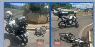 Itabirito: em blitz, menor joga bicicleta motorizada em GCMs, foge, bate em motopatrulha e é pego Itabirito: em blitz, menor joga bicicleta motorizada em GCMs, foge, bate em motopatrulha e é pego