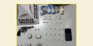 Itabirito: em pré-carnaval no Matozinhos, PM prende traficante reincidente, que estava com arma e drogas Itabirito: em pré-carnaval no Matozinhos, PM prende traficante reincidente, que estava com arma e drogas