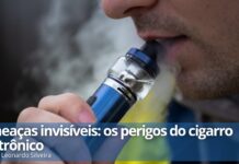 Ameaças invisíveis: os perigos do cigarro eletrônico Cidarro eletrônico - Imagem ilustrativa - Reprodução