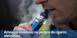 Ameaças invisíveis: os perigos do cigarro eletrônico Cidarro eletrônico - Imagem ilustrativa - Reprodução